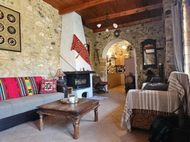 Gouves Kreta, Gouves: Wunderschön renoviertes Dorfhaus aus Stein zu verkaufen Haus kaufen